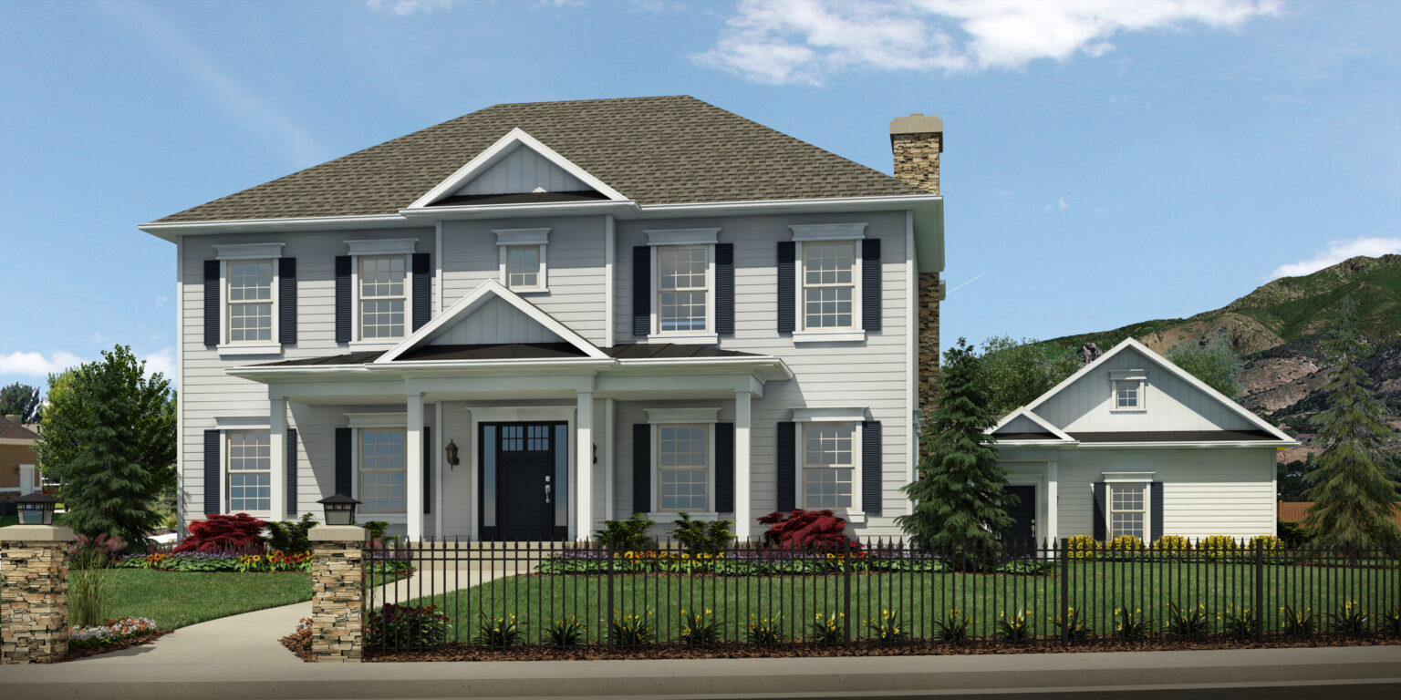 The Charleston Two Story (Master Upstairs) Cottle Homes